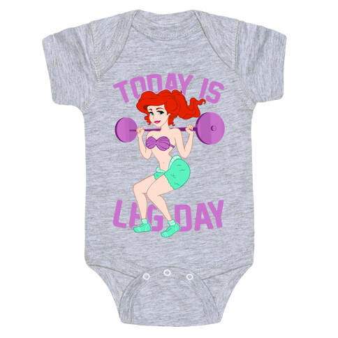 Today Is Leg Day Baby One-Piece