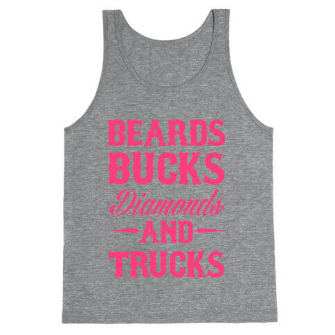 Beards, Bucks, Diamonds and Trucks Tank Top