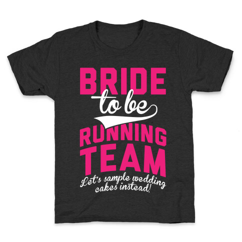 Bride-To-Be Running Team Kids T-Shirt