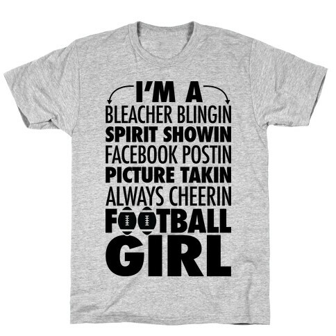 Football Girl T-Shirt