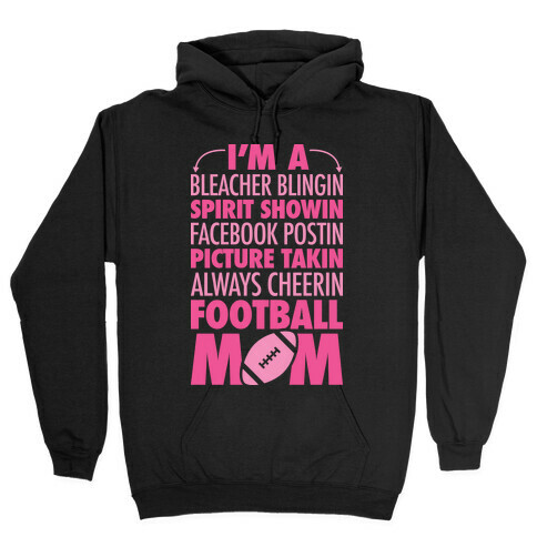 Football Mom Hooded Sweatshirt