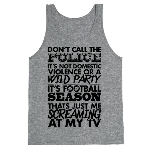 Football Season Tank Top