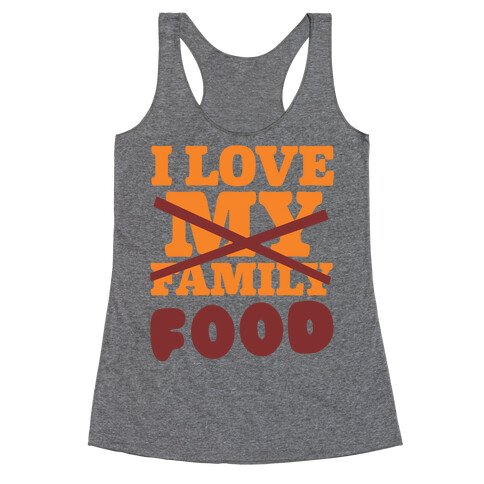 I Love Baseball Racerback Tank Top