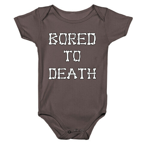 Bored To Death Baby One-Piece