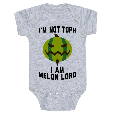 I Am Melon Lord Baby One-Piece