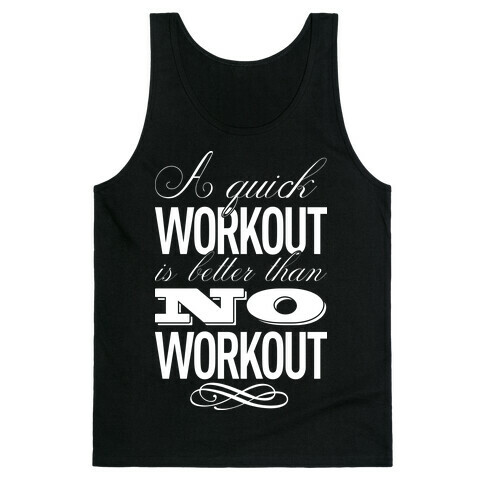 A Quick Workout Tank Top