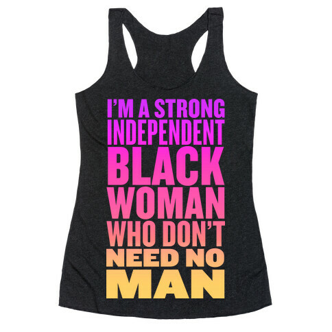 No Man Racerback Tank Top