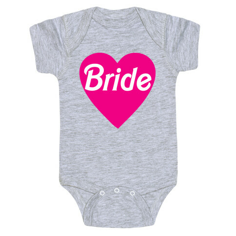 Bride Heart Baby One-Piece