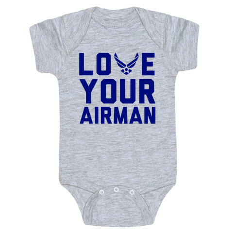 Love Your Airman Baby One-Piece