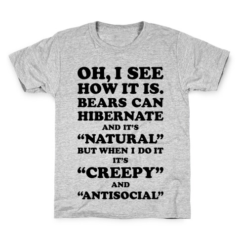 Hibernation Kids T-Shirt