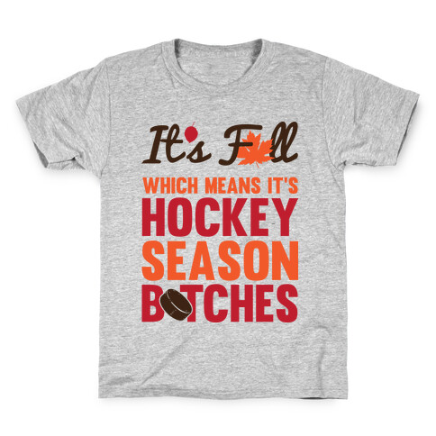 Hockey Season (Censored) Kids T-Shirt