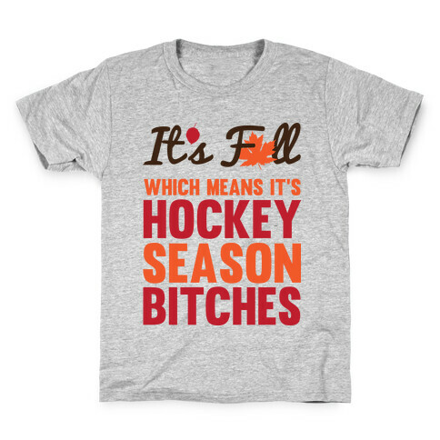 Hockey Season Kids T-Shirt