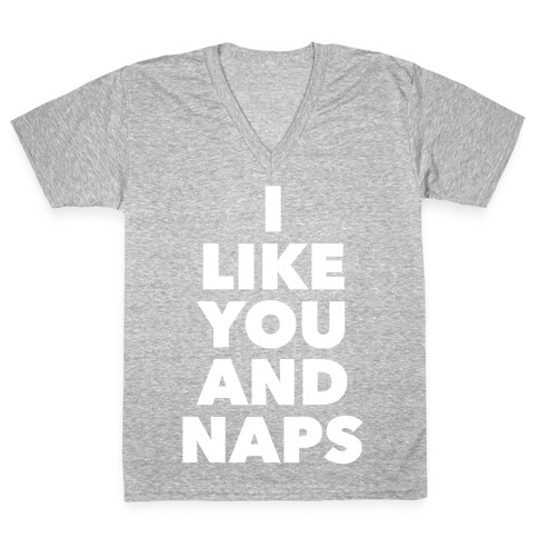 You And Naps V-Neck Tee Shirt