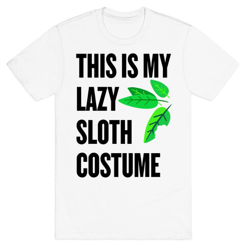 Lazy Sloth Costume T-Shirt