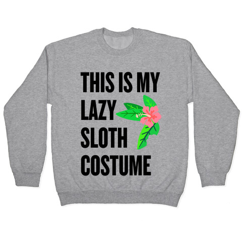 Lazy Sloth Costume Pullover