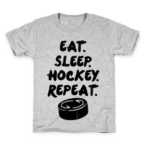 Eat Sleep Hockey Kids T-Shirt