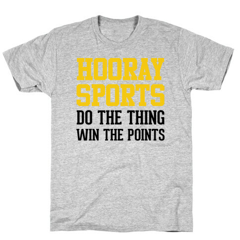 Hooray Sports (Yellow) T-Shirt