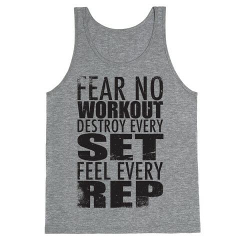 Fear No Workout Tank Top