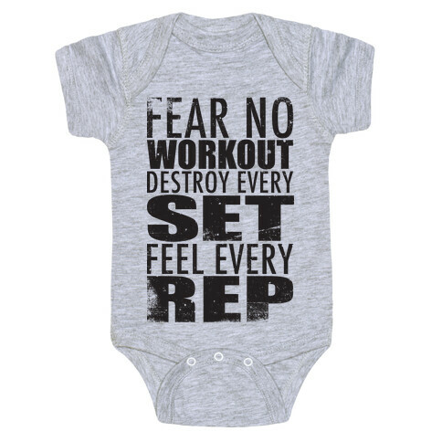 Fear No Workout Baby One-Piece