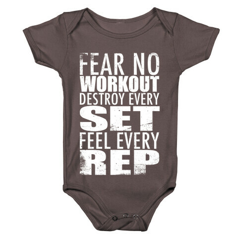 Fear No Workout Baby One-Piece