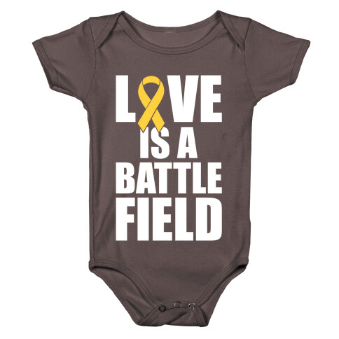 Love Is A Battlefield Baby One-Piece