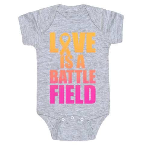 Love Is A Battlefield Baby One-Piece