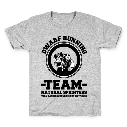 Dwarf Running Team Kids T-Shirt