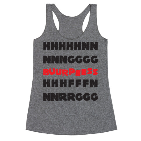 HNNG burpees HNNG Racerback Tank Top