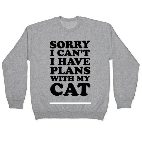 Cat Plans Pullover