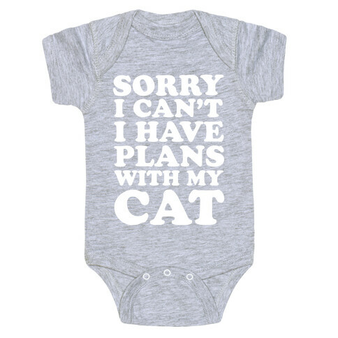 Cat Plans Baby One-Piece