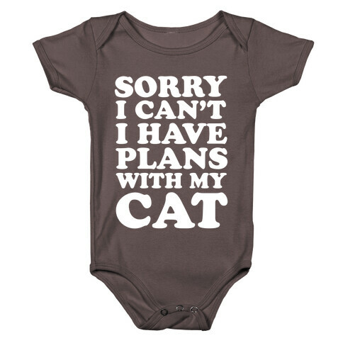 Cat Plans Baby One-Piece
