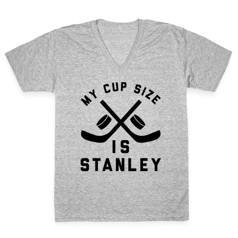 My Cup Size Is Stanley  V-Neck Tee Shirt