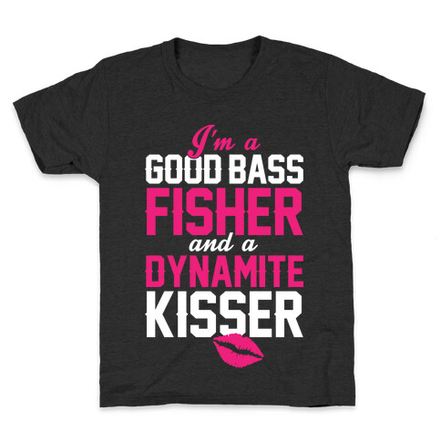 Bass Fisher And Dynamite Kisser Kids T-Shirt