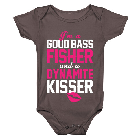 Bass Fisher And Dynamite Kisser Baby One-Piece