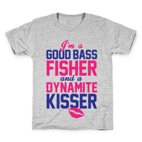 Bass Fisher And Dynamite Kisser Kids T-Shirt