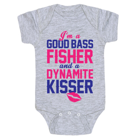 Bass Fisher And Dynamite Kisser Baby One-Piece