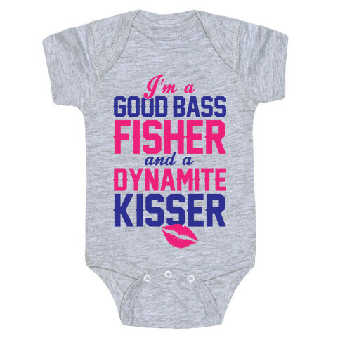 Bass Fisher And Dynamite Kisser Baby One-Piece