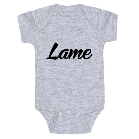 Lame Baby One-Piece