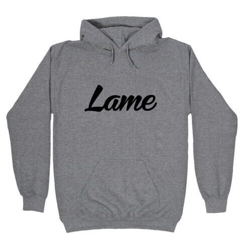 Lame Hooded Sweatshirt