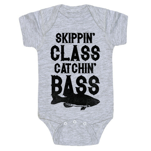 Skippin' Class Catchin' Bass Baby One-Piece
