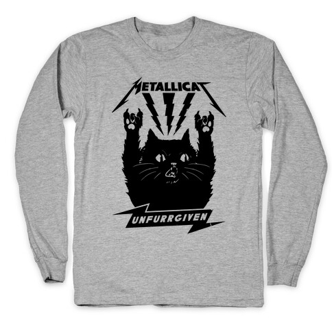 Metallicat Unfurrgiven Black Edition Long Sleeve T-Shirt