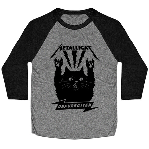 Metallicat Unfurrgiven Black Edition Baseball Tee