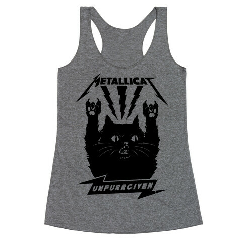 Metallicat Unfurrgiven Black Edition Racerback Tank Top