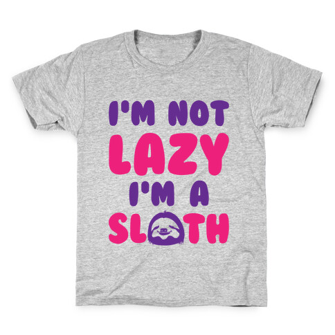 I'm A Sloth Kids T-Shirt