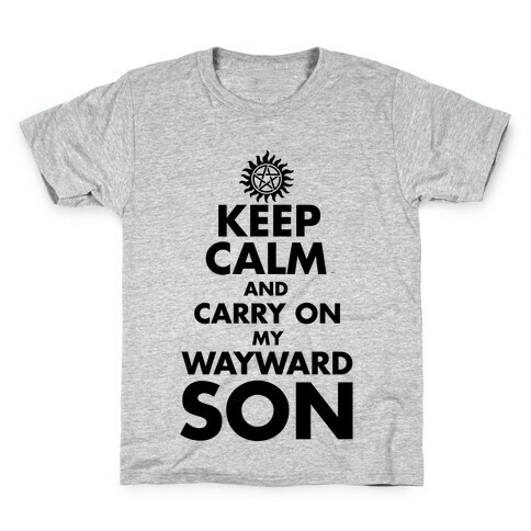 Carry On My Wayward Son Kids T-Shirt