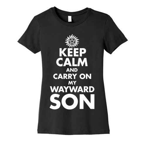 Carry On My Wayward Son Womens T-Shirt