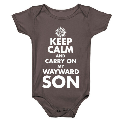 Carry On My Wayward Son Baby One-Piece