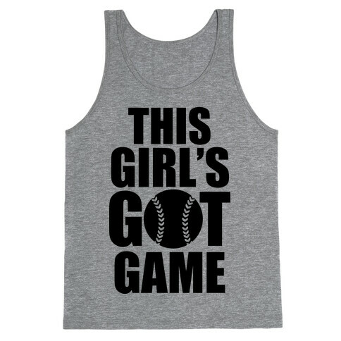 This Girl's Got Game (Softball) Tank Top