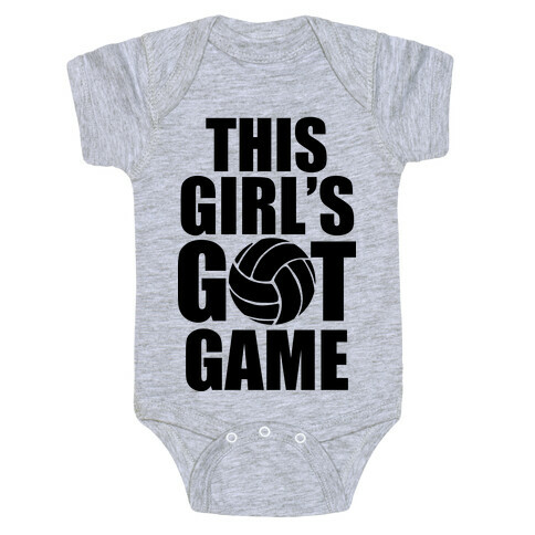 This Girl's Got Game (Volleyball) Baby One-Piece