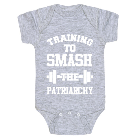 Training to Smash the Patriarchy Baby One-Piece